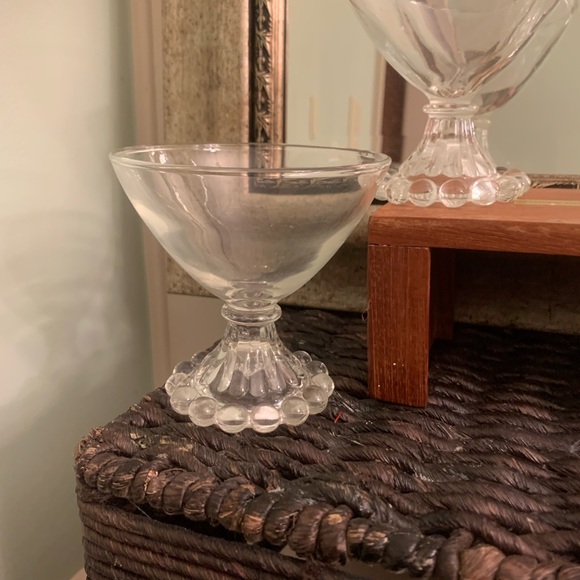 Set of Four Candlewick-Style Compote Dessert Dishes - Picture 7 of 8